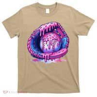 Baseball Drip Ice Cream Sprinkles Baseball Glove T-Shirt thumb 0