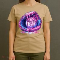 Baseball Drip Ice Cream Sprinkles Baseball Glove T-Shirt thumb 4