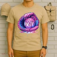 Baseball Drip Ice Cream Sprinkles Baseball Glove T-Shirt thumb 6