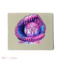 Baseball Drip Ice Cream Sprinkles Baseball Glove Mousepad thumb 0