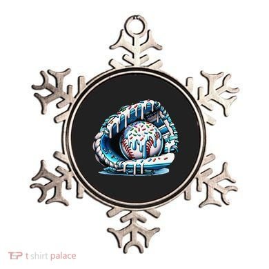 Baseball Drip Ice Cream Sprinkles Glove Ornament
