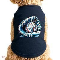 Baseball Drip Ice Cream Sprinkles Glove Doggie Tank thumb 0