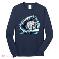 Baseball Drip Ice Cream Sprinkles Glove Long Sleeve Shirt thumb 0