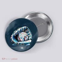 Baseball Drip Ice Cream Sprinkles Glove Button thumb 0