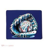 Baseball Drip Ice Cream Sprinkles Glove Mousepad thumb 0