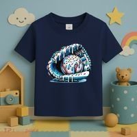 Baseball Drip Ice Cream Sprinkles Glove Toddler T-Shirt thumb 3