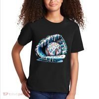 Baseball Drip Ice Cream Sprinkles Glove Kids T-Shirt thumb 2