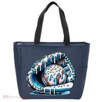 Baseball Drip Ice Cream Sprinkles Glove Tote Bag thumb 0