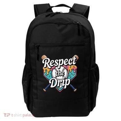 Baseball Drip Ice Cream Dripping Respect The Drip Backpack