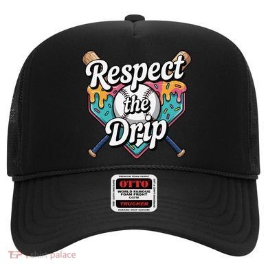 Baseball Drip Ice Cream Dripping Respect The Drip Hat