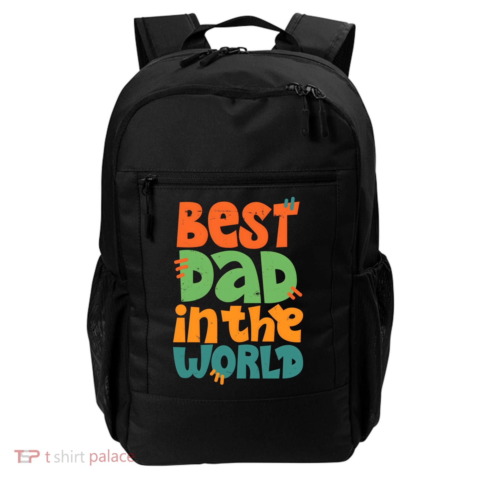 Best Dad In The World Cute Fathers Day Backpack
