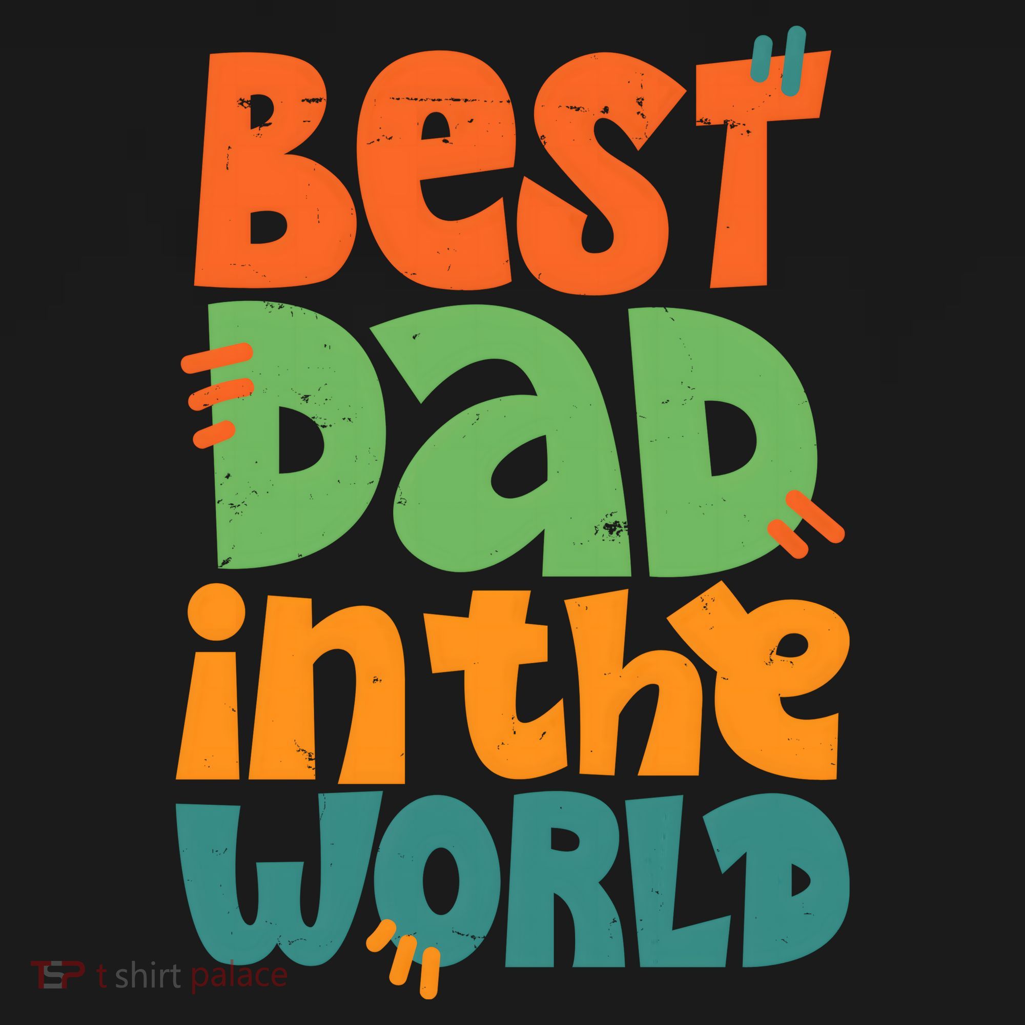 Best Dad In The World Cute Fathers Day Backpack