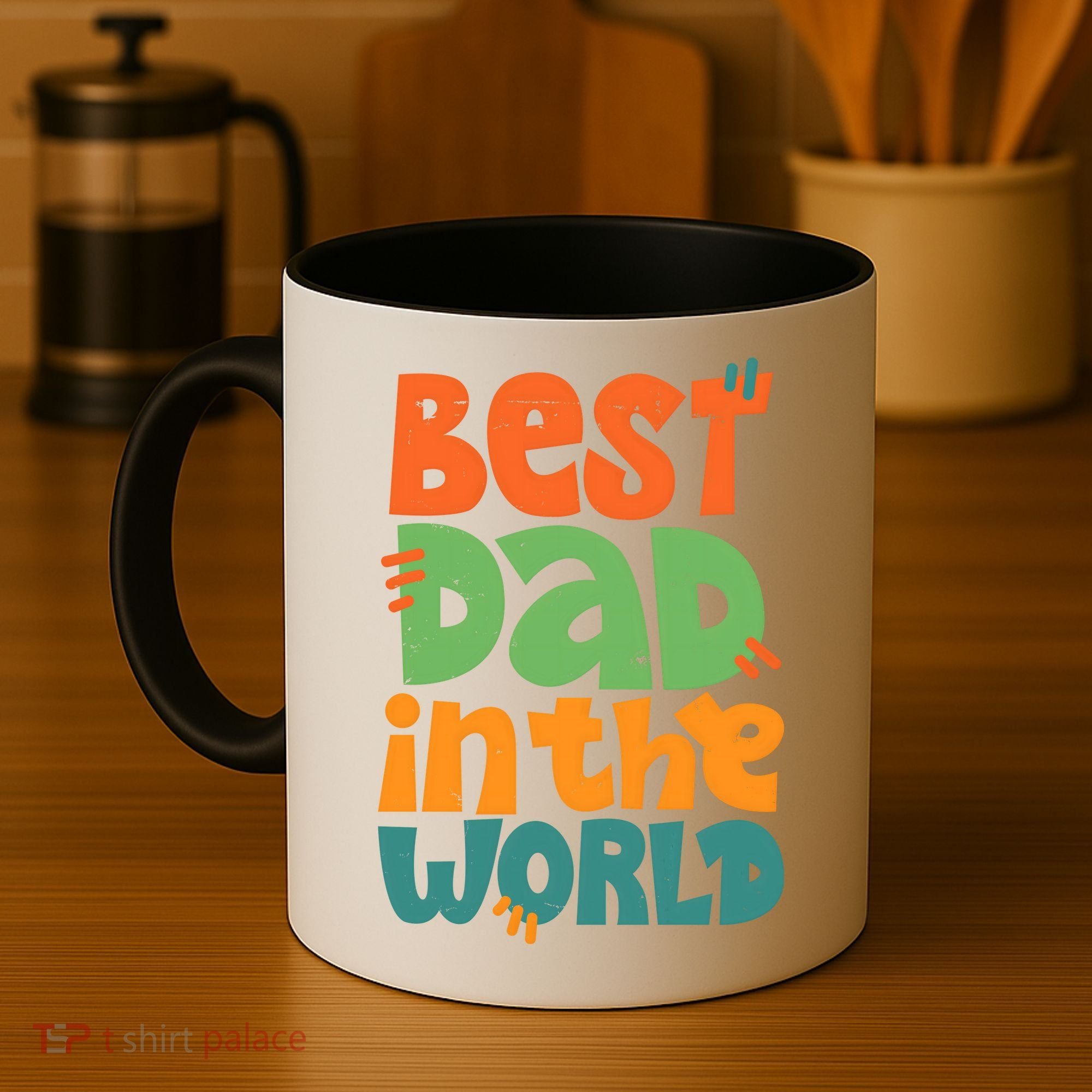 Best Dad In The World Cute Fathers Day Coffee Mug