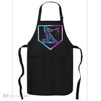 Baseball Drip Ice Cream Baseball Home Plate Baseball Apron thumb 0