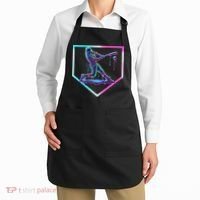 Baseball Drip Ice Cream Baseball Home Plate Baseball Apron thumb 2