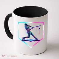 Baseball Drip Ice Cream Baseball Home Plate Baseball Coffee Mug thumb 0