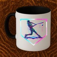Baseball Drip Ice Cream Baseball Home Plate Baseball Coffee Mug thumb 2