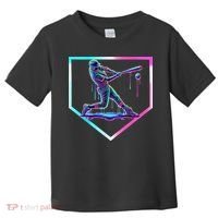 Baseball Drip Ice Cream Baseball Home Plate Baseball Toddler T-Shirt thumb 0