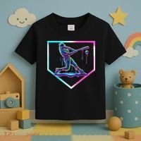Baseball Drip Ice Cream Baseball Home Plate Baseball Toddler T-Shirt thumb 3