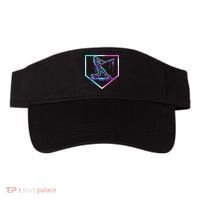Baseball Drip Ice Cream Baseball Home Plate Baseball Visor thumb 0