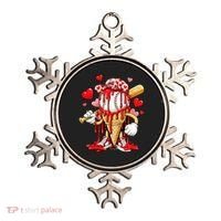 Baseball Drip Ice Cream Valentines Day Ornament thumb 0