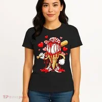 Baseball Drip Ice Cream Valentines Day Women's T-Shirt thumb 4