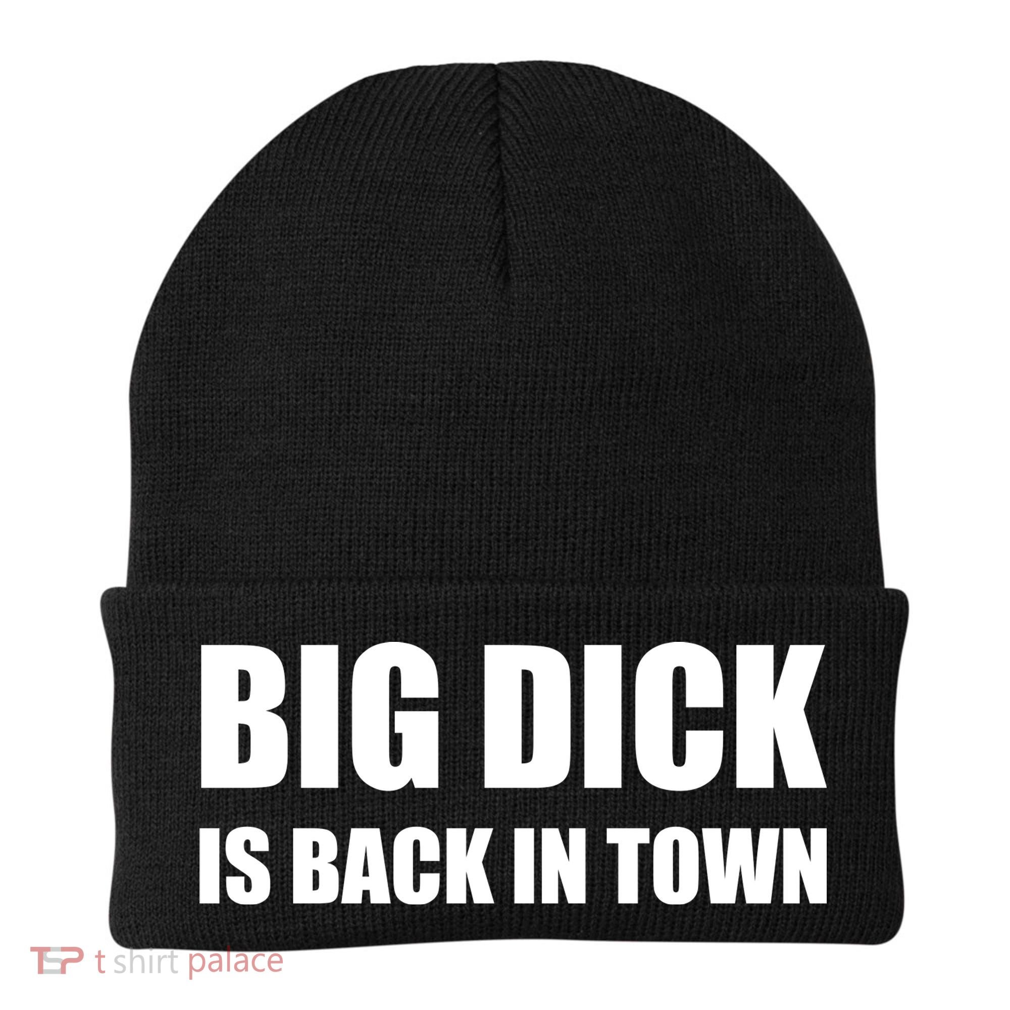 Big Dick Is Back In Town | Funny Adult Sayings Beanie