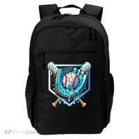 Baseball Drip Ice Cream Sprinkles Baseball Glove Backpack thumb 0