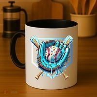 Baseball Drip Ice Cream Sprinkles Baseball Glove Coffee Mug thumb 4
