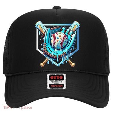 Baseball Drip Ice Cream Sprinkles Baseball Glove Hat