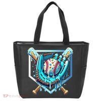 Baseball Drip Ice Cream Sprinkles Baseball Glove Tote Bag thumb 0