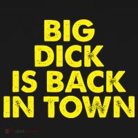 Big Dick Is Back In Town Funny Adult Humor Women's Hoodie thumb 2