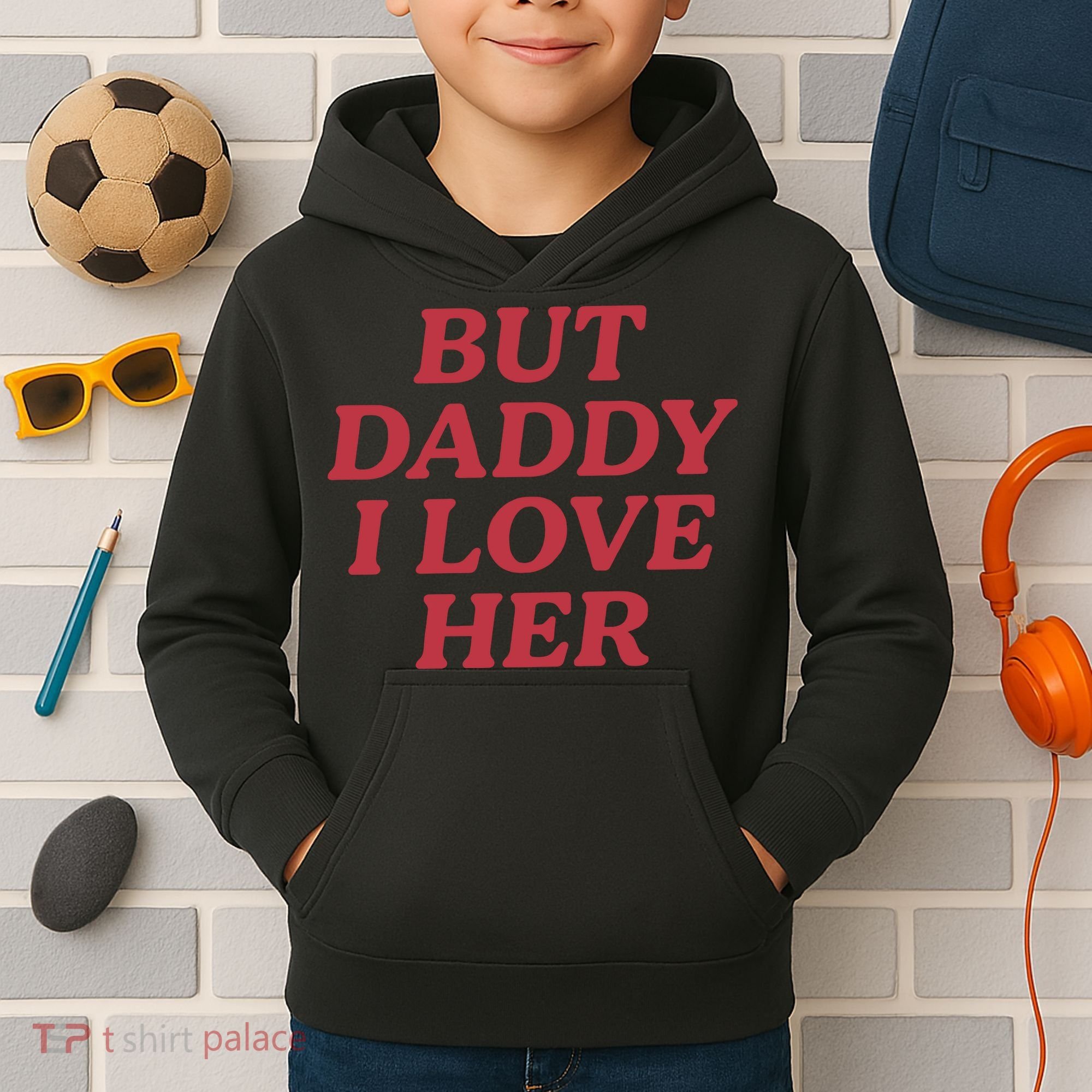But Daddy I Love Her Pride Kids Hoodie