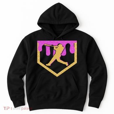 Baseball Drip Ice Cream Sprinkles Hoodie