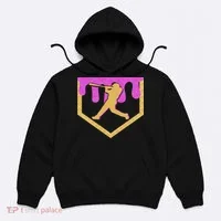 Baseball Drip Ice Cream Sprinkles Hoodie thumb 0
