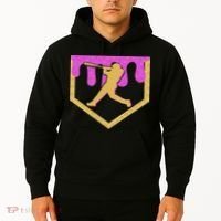 Baseball Drip Ice Cream Sprinkles Hoodie thumb 2