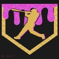 Baseball Drip Ice Cream Sprinkles Hoodie thumb 2