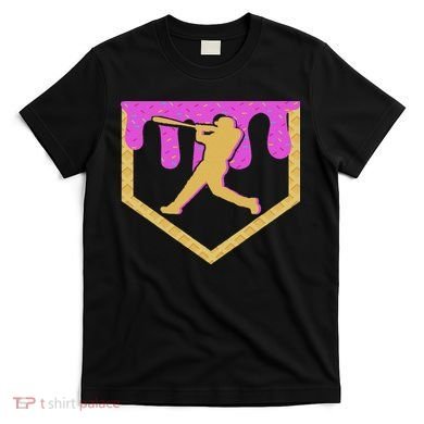 Baseball Drip Ice Cream Sprinkles T-Shirt