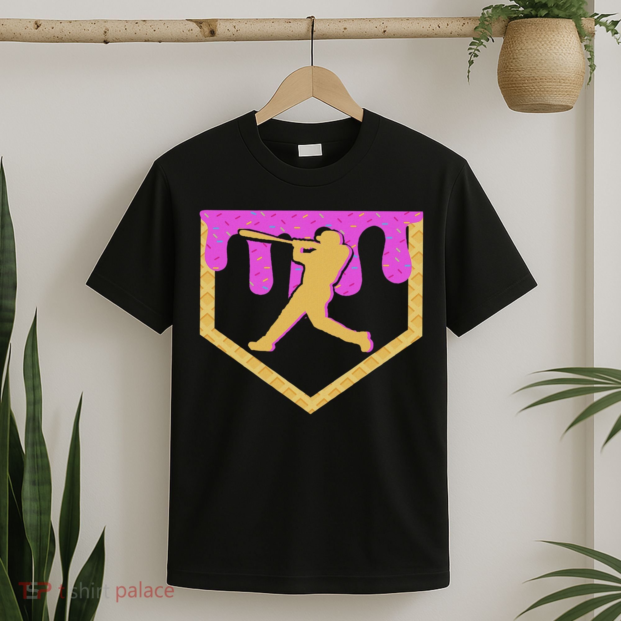 Baseball Drip Ice Cream Sprinkles T-Shirt