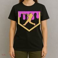 Baseball Drip Ice Cream Sprinkles T-Shirt thumb 4