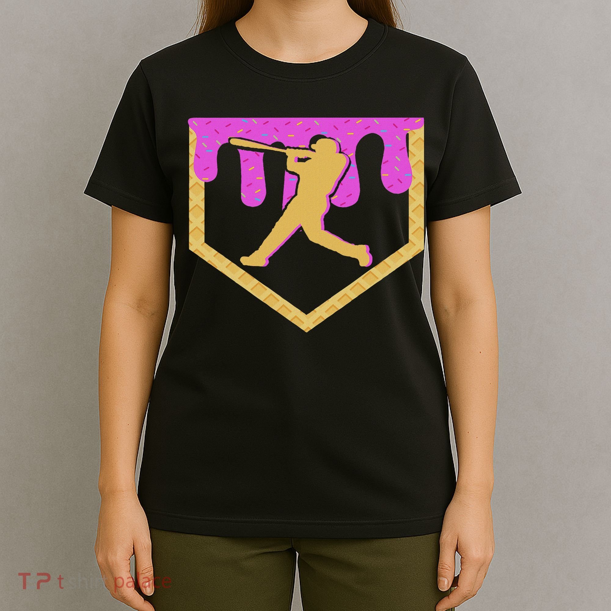 Baseball Drip Ice Cream Sprinkles T-Shirt
