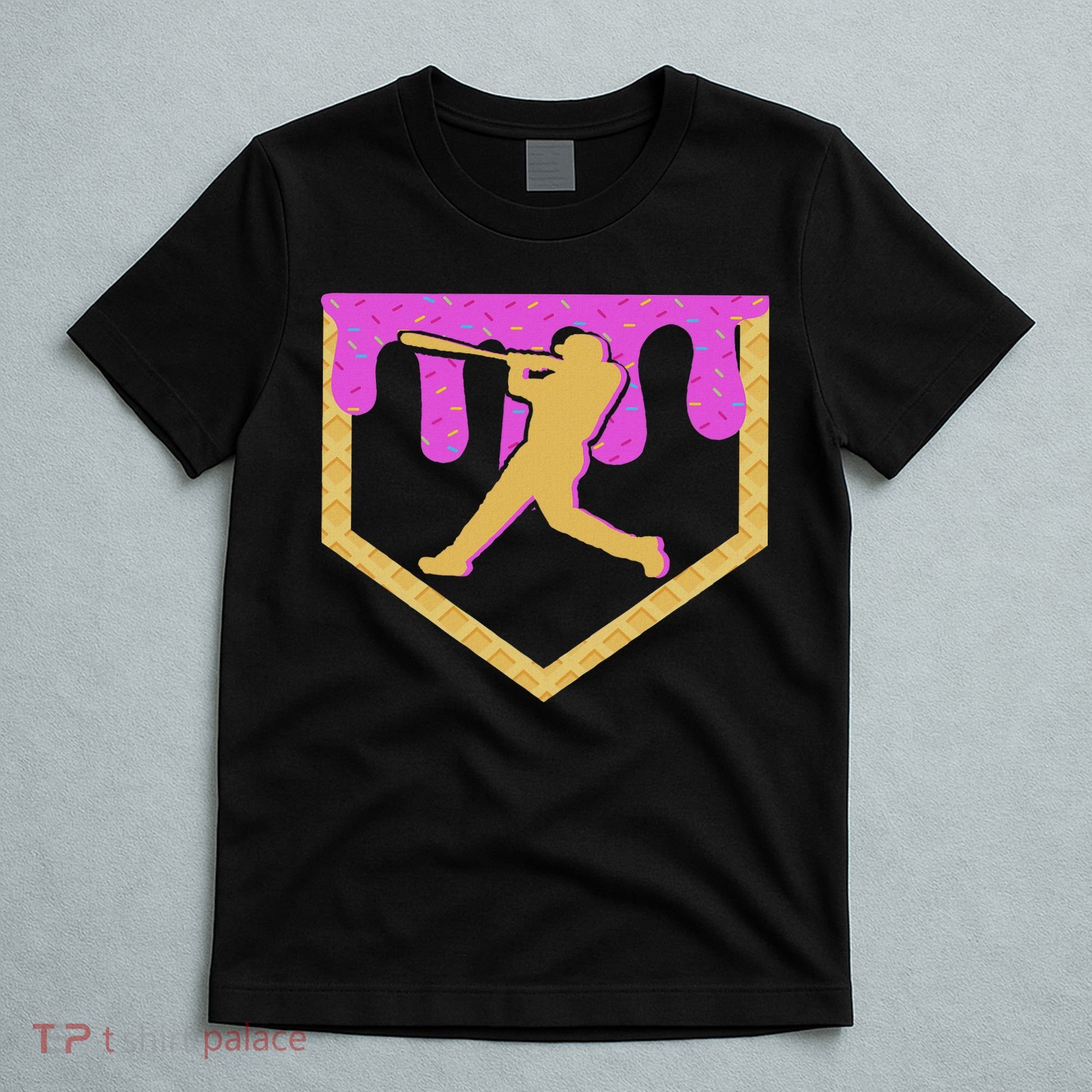 Baseball Drip Ice Cream Sprinkles T-Shirt