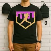 Baseball Drip Ice Cream Sprinkles T-Shirt thumb 6