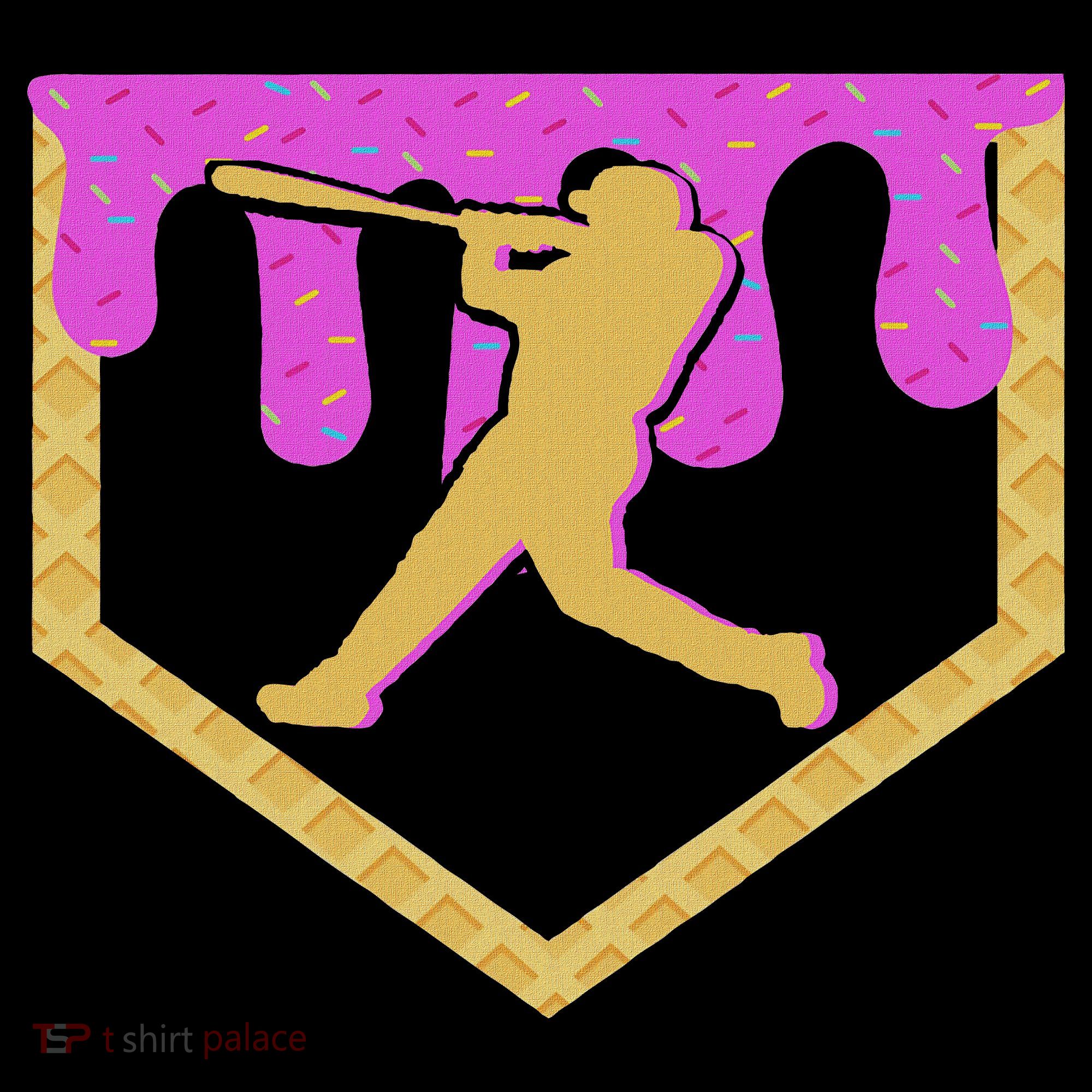 Baseball Drip Ice Cream Sprinkles T-Shirt
