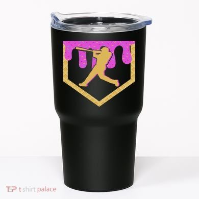 Baseball Drip Ice Cream Sprinkles Tumbler