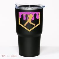 Baseball Drip Ice Cream Sprinkles Tumbler thumb 0