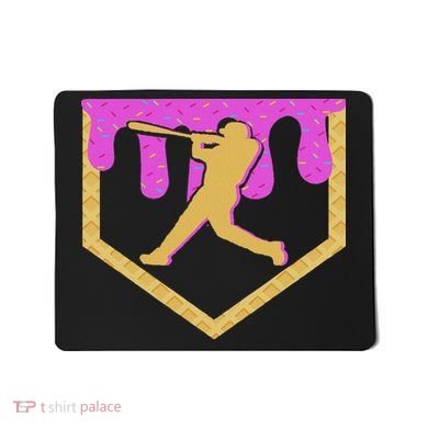 Baseball Drip Ice Cream Sprinkles Mousepad