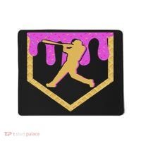 Baseball Drip Ice Cream Sprinkles Mousepad thumb 0