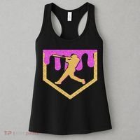 Baseball Drip Ice Cream Sprinkles Women's Tank Top thumb 3