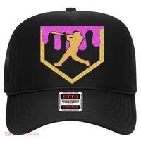 Baseball Drip Ice Cream Sprinkles Hat thumb 0